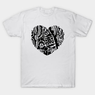 Heart Maori Tribal Valentine T-Shirt